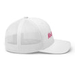 Motivation In Star Rose Quartz Embroidery on Retro Trucker Hat