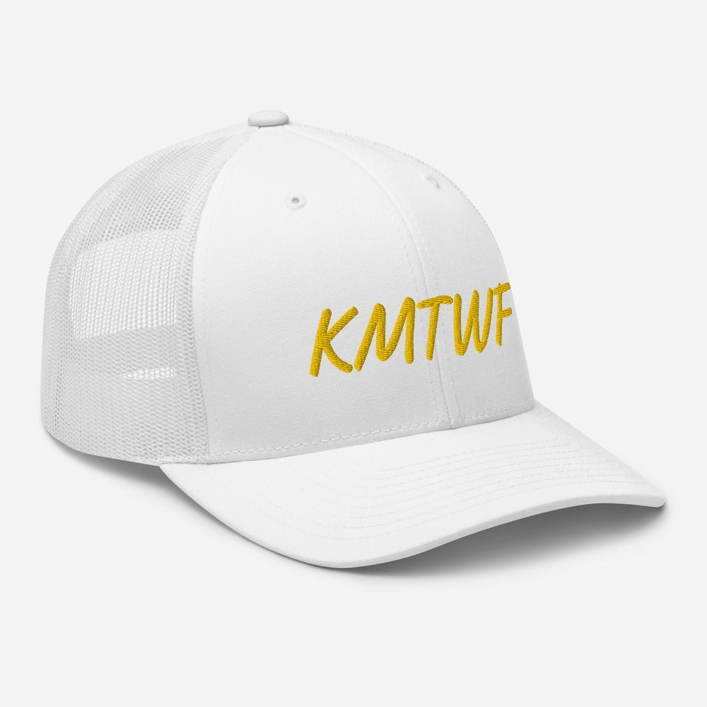 KMTWF In Gold Embroidery on Retro Trucker Hat