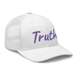 Truth In Amethyst Embroidery on Retro Trucker Hat