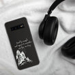 Lead By Example Haiku With Mountain Shrines on Samsung Phone Case