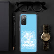 Word Clouds To Keep Moving The World Forward on Samsung Phone Case