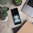 Word Clouds To Keep Moving The World Forward Through Black And Blue on Samsung Phone Case