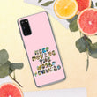 Baby Animals Keep Moving The World Forward In Pink on Samsung Phone Case