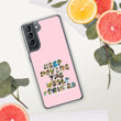 Baby Animals Keep Moving The World Forward In Pink on Samsung Phone Case