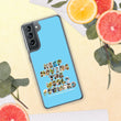 Baby Animals Keep Moving The World Forward In Blue on Samsung Phone Case