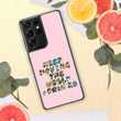 Baby Animals Keep Moving The World Forward In Pink on Samsung Phone Case