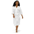 5813 In Pearl Embroidery on Satin Robe