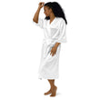 5813 In Pearl Embroidery on Satin Robe