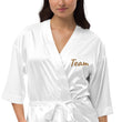 Team In Celluloid Embroidery on Satin Robe