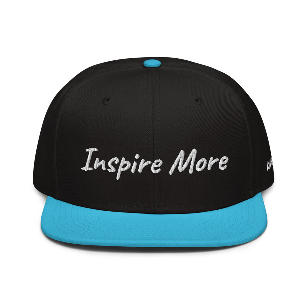 Inspire More In Diamond Embroidery on Snapback Cap