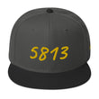 5813 In Gold Embroidery on Snapback Cap