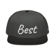 Best In Diamond Embroidery on Snapback Cap