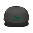 Joy In Emerald Embroidery on Snapback Cap