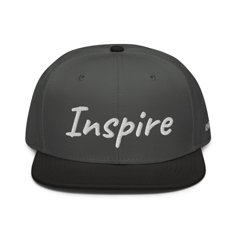 Inspire In Diamond Embroidery on Snapback Cap