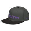 Truism In Amethyst Embroidery on Snapback Cap