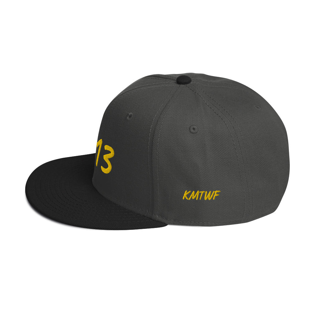 5813 In Gold Embroidery on Snapback Cap