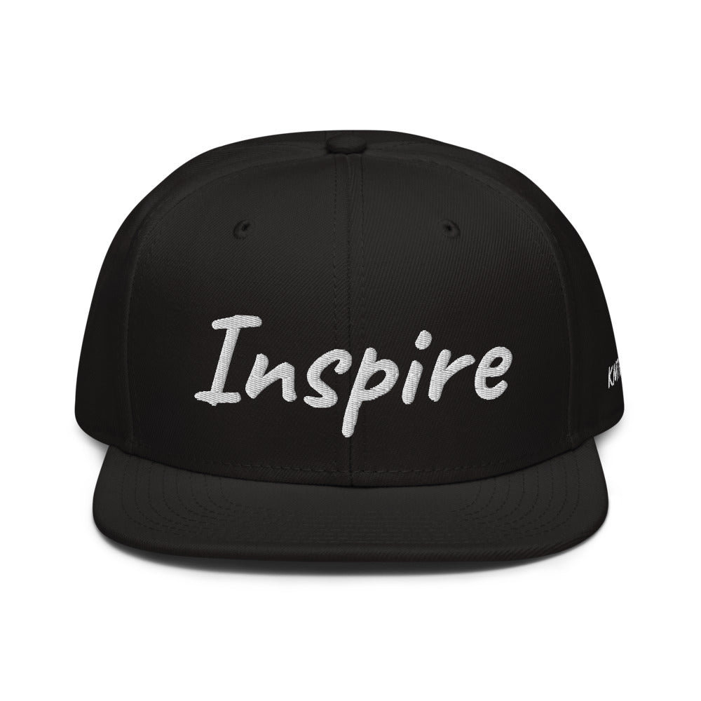 Inspire In Diamond Embroidery on Snapback Cap