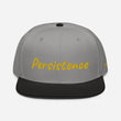 Persistence In Gold Embroidery on Snapback Cap