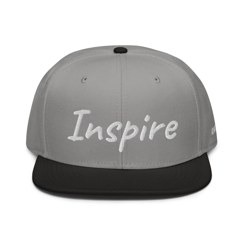 Inspire In Diamond Embroidery on Snapback Cap