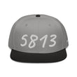 5813 In Pearl Embroidery on Snapback Cap