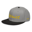 Optimist In Gold Embroidery on Snapback Cap