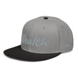 Wealth In Silver Embroidery on Snapback Cap