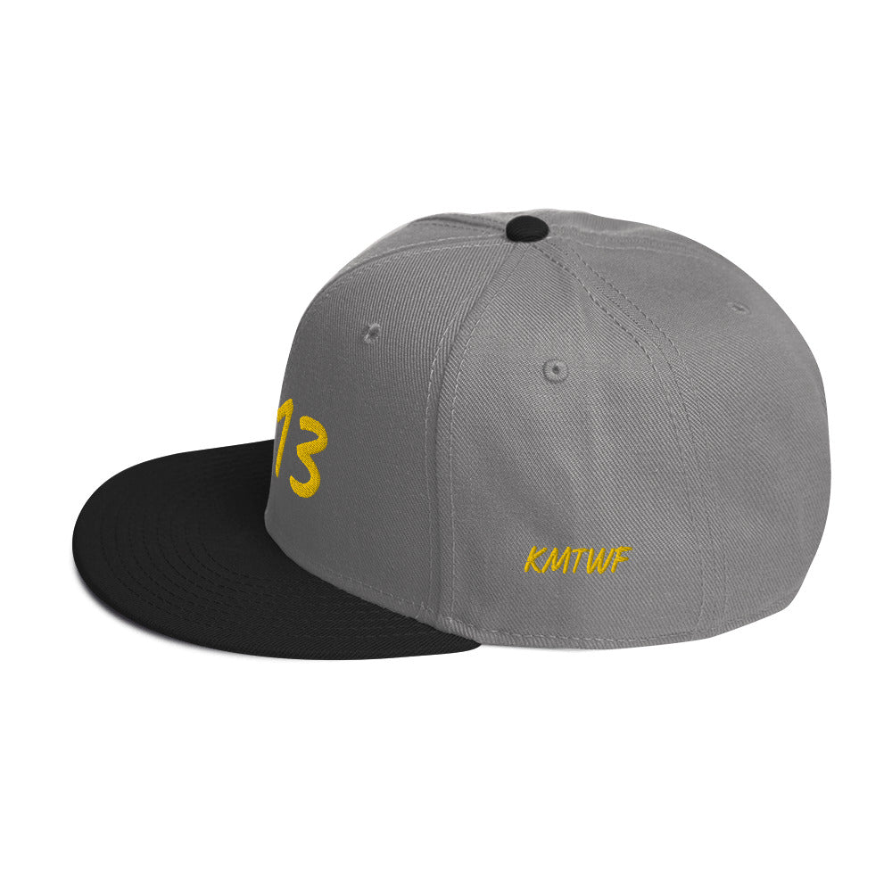 5813 In Gold Embroidery on Snapback Cap