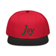 Joy In Emerald Embroidery on Snapback Cap