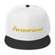 Perseverance In Gold Embroidery on Snapback Cap