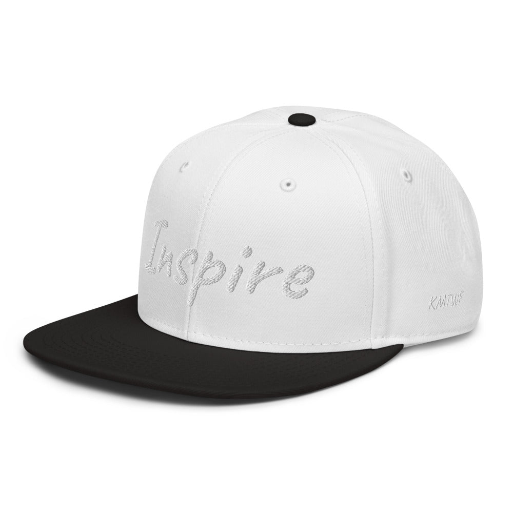 Inspire In Diamond Embroidery on Snapback Cap