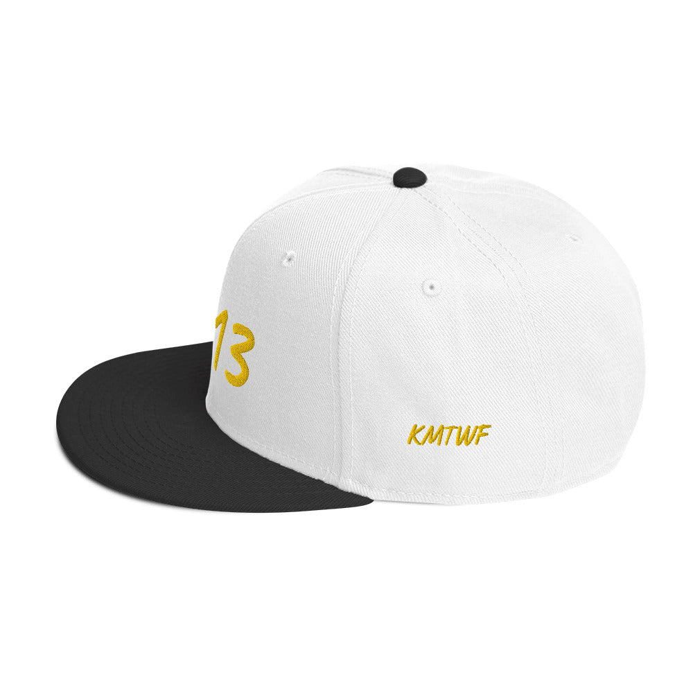 5813 In Gold Embroidery on Snapback Cap