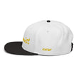 Optimist In Gold Embroidery on Snapback Cap