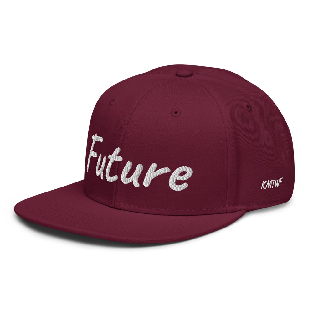 Future In Pearl Embroidery on Snapback Cap