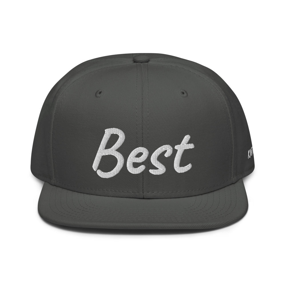 Best In Diamond Embroidery on Snapback Cap