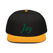 Joy In Emerald Embroidery on Snapback Cap