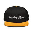 Inspire More In Diamond Embroidery on Snapback Cap