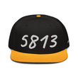 5813 In Pearl Embroidery on Snapback Cap