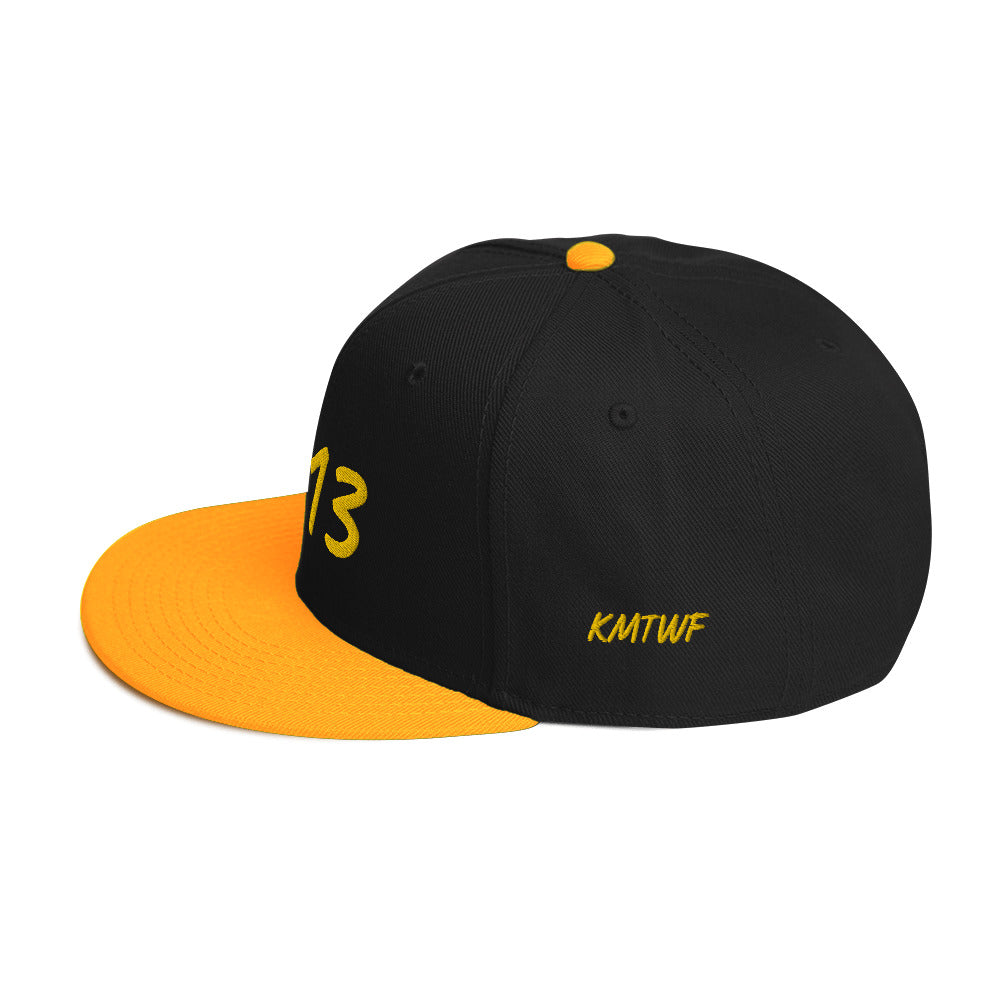 5813 In Gold Embroidery on Snapback Cap