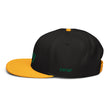 Joy In Emerald Embroidery on Snapback Cap