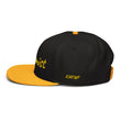 Optimist In Gold Embroidery on Snapback Cap