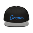 Dream In Sapphire Embroidery on Snapback Cap