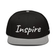 Inspire In Diamond Embroidery on Snapback Cap