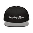 Inspire More In Diamond Embroidery on Snapback Cap