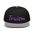 Truism In Amethyst Embroidery on Snapback Cap