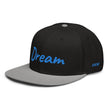 Dream In Sapphire Embroidery on Snapback Cap