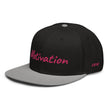 Motivation In Star Rose Quartz Embroidery on Snapback Cap