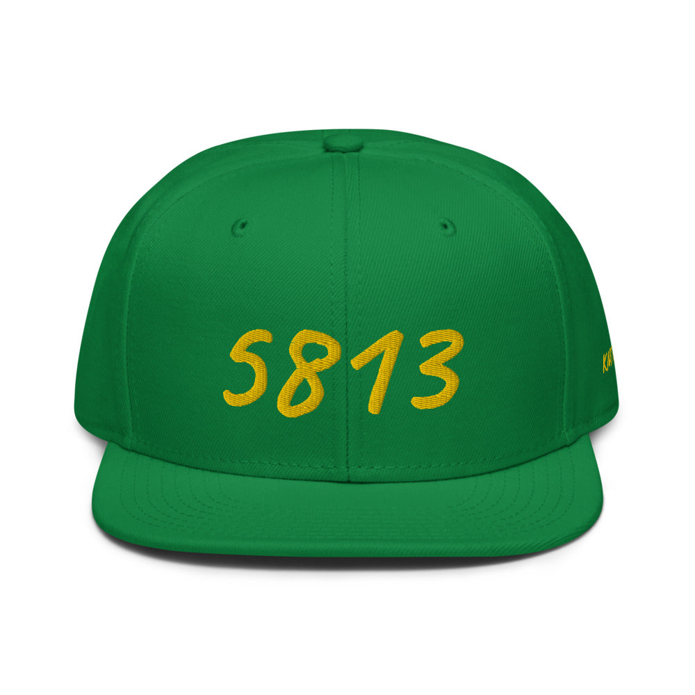 5813 In Gold Embroidery on Snapback Cap