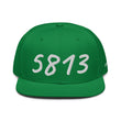 5813 In Pearl Embroidery on Snapback Cap