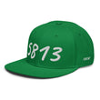 5813 In Pearl Embroidery on Snapback Cap