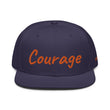 Courage In Amber Embroidery on Snapback Cap